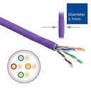 PruVision Cat6 U/UTP Solid LSOH Cable, 23AWG puur koper, doos (305m), CPR Euroclass Eca (kopie)