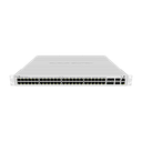 CRS354-48P-4S + 2Q + RM Deze krachtige switch heeft 48 x 1G RJ45-poorten en 4 x 10G SFP + -poorten