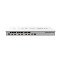 [PV.SW.MKT.01] De CRS326-24G-2S+RM is een SwOS/RouterOS-aangedreven 24-poorts Gigabit Ethernet-switch met twee SFP+ poorten
