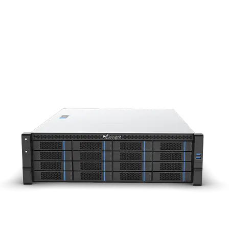 Milesight VE1604-A VMS Enterprise Storage Server with 64-CH License, 16 Disk Slots (20TB max)
