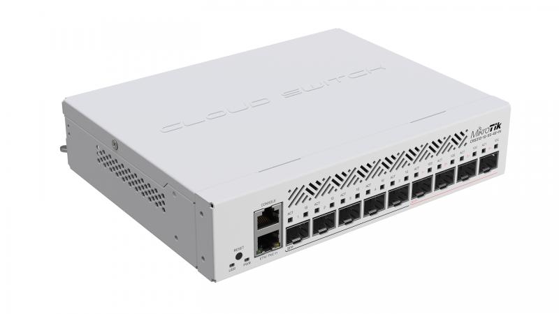 [PV.MKT.CRS310.1G.5S.4S+] CRS310-1G-5S-4S+IN 10 Gigabit fibre connectivity way over a 100 meters - for small offices or ISPs. (kopie)