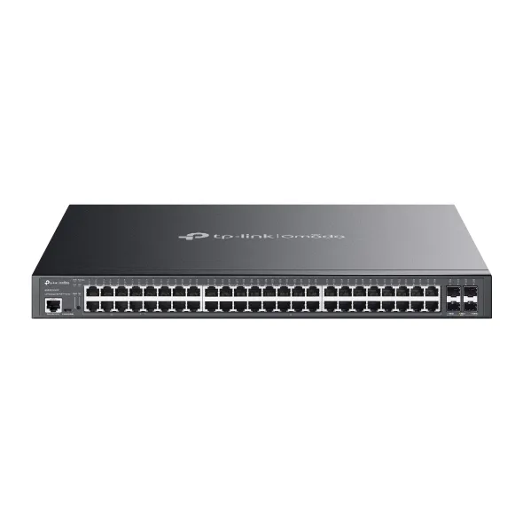 SG3452XMPP Omada 48-Port Gigabit and 4-Port 10GE SFP+ L2+ Managed Switch with 40-Port PoE+ & 8-Port PoE++
