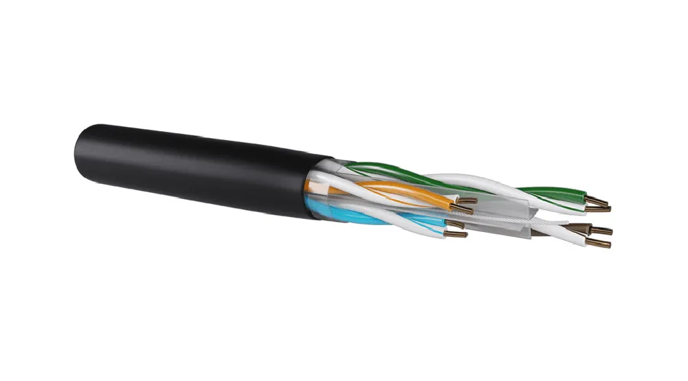 [PV.82222134050] Barpa Kabel Cat 6 U/UTP PE outdoor (haspel/500m) zwart Fca 23AWG