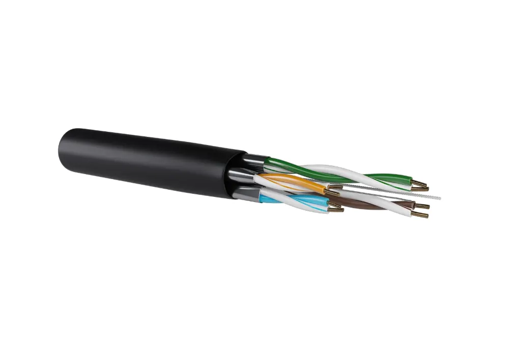 [PV.82222234050] Barpa Kabel Cat 6 U/FTP PE outdoor (haspel/500m) zwart Fca 23AWG