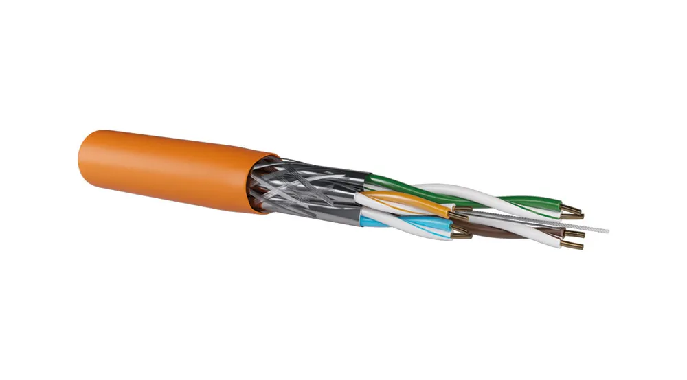 [PV.82224421050C1] Barpa Kabel Cat 7 S/FTP LSZH (haspel/500m) oranje Cca 23AWG