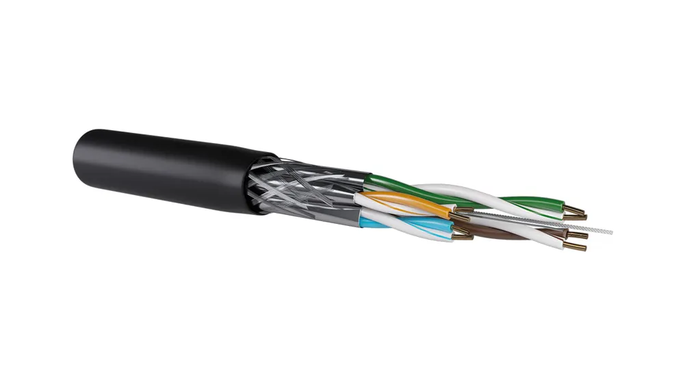 [PV.82223434050] Barpa Kabel Cat 6a S/FTP PE outdoor (haspel/500m) zwart Fca 23AWG