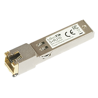S+RJ10 tot 10 Gbps snelheden via standaard vertrouwde twisted-pair kabels in uw bestaande producten met SFP + -poorten