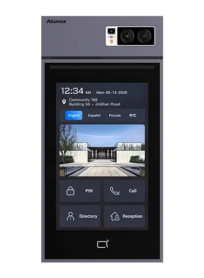 [AKU.S539] Akuvox S539 video-intercom met 10 inch touchscreen  HDR, Bluetooth, touch keypad en RFID (125 kHz & 13,56 MHz), IP66 & IK08, PoE+/12 VDC.