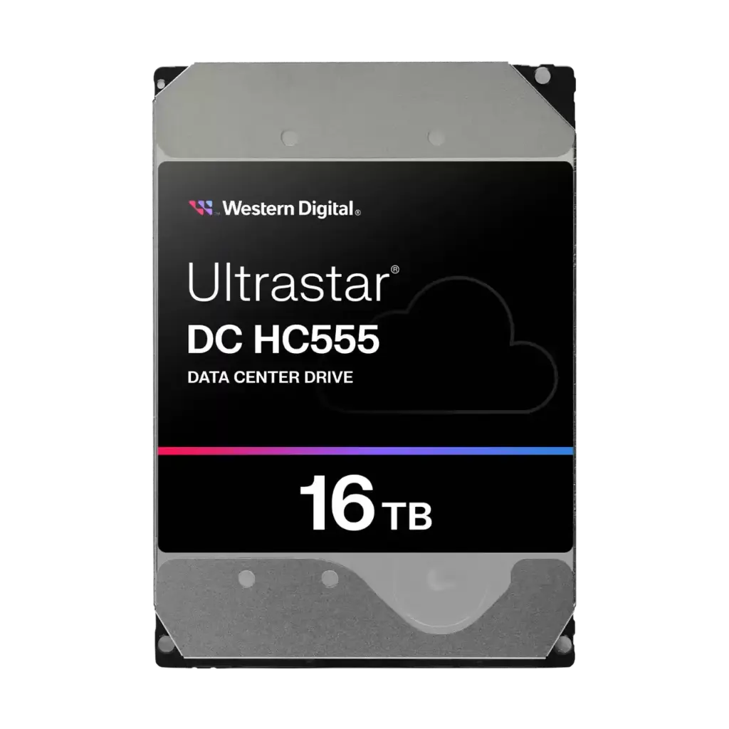 WD Ultrastar DC HC555, 16 TB Harde schijf, SATA/6G 7200RPM (550TB/Jaar) 5j garantie