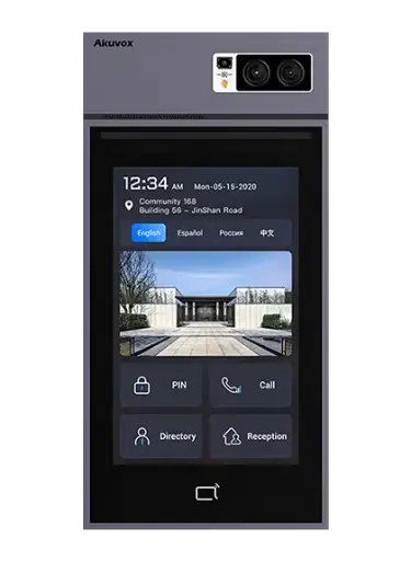 [AKU.S539] Akuvox S539 video-intercom met 10 inch touchscreen  HDR, Bluetooth, touch keypad en RFID (125 kHz & 13,56 MHz), IP66 & IK08, PoE+/12 VDC.